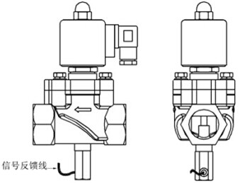 帶信號功能電磁閥 帶信號功能電磁閥解剖圖